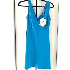 NWT Peppermayo Blue Audrey Slip Dress - Azure - Size 2